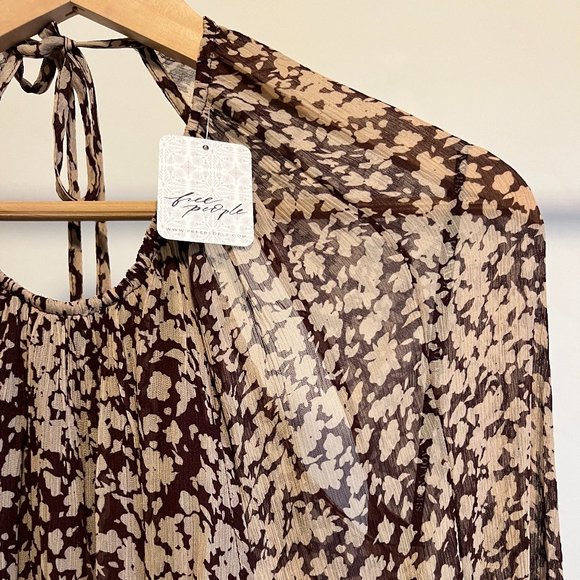 NWT Free People Shona Joy Valeria Cut Out Backless Dress 6 - Picture 5 of 15